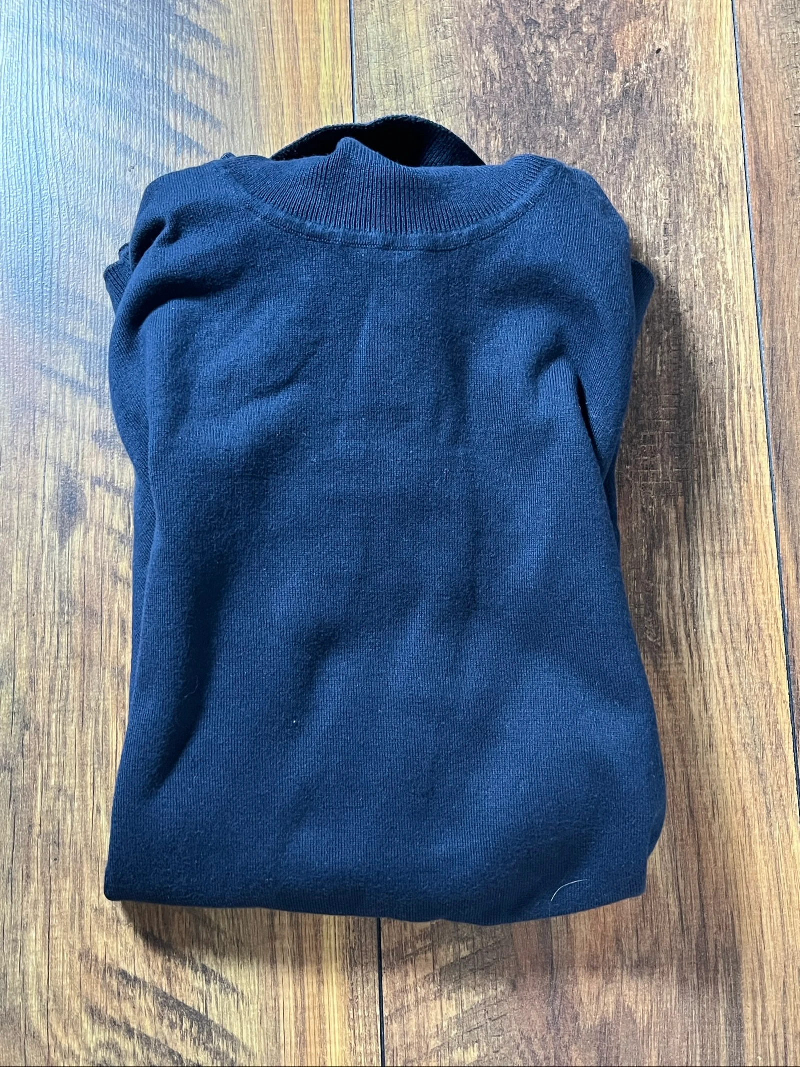 Fine Knit Roll-Up Collar Regular Fit Sweater - Jules - Size M - Very Good Condition – photo 14